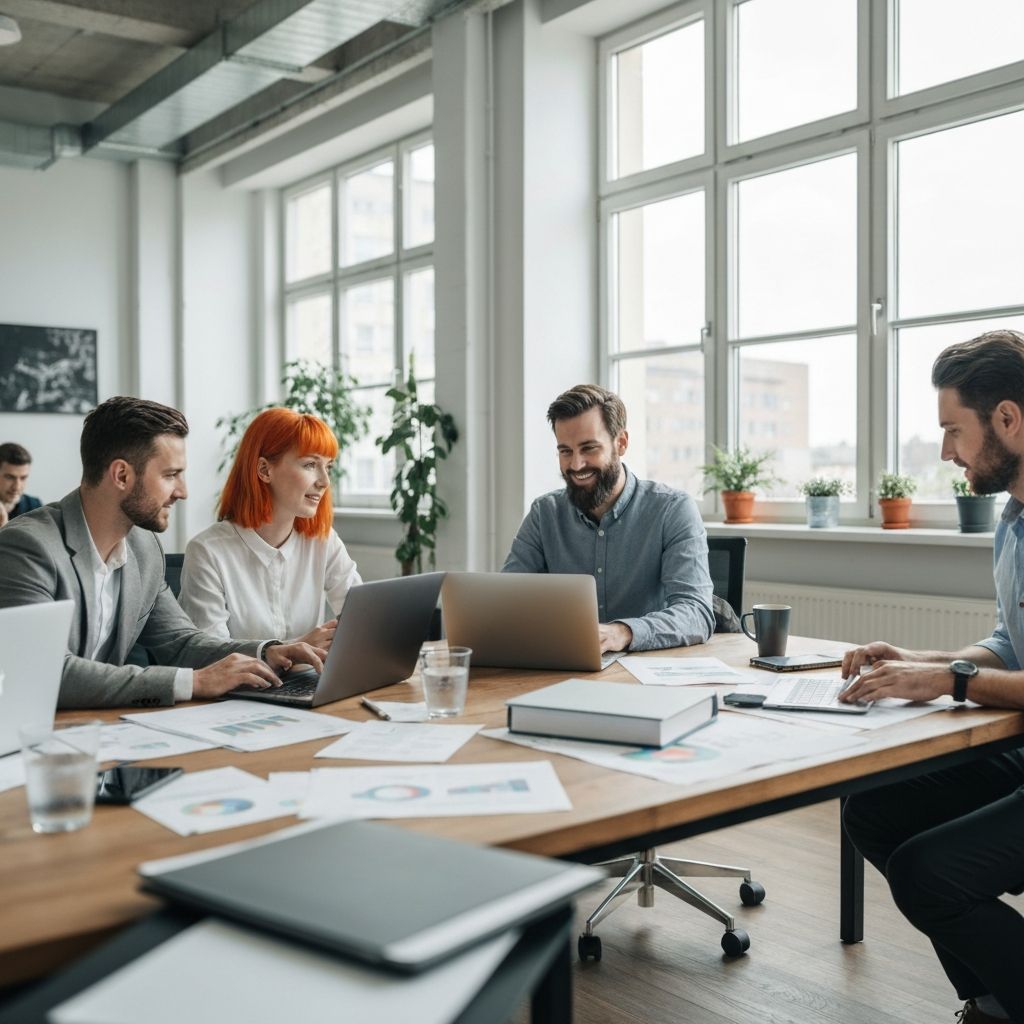 Gionaturqe Team arbeitet in Berliner Coworking Space